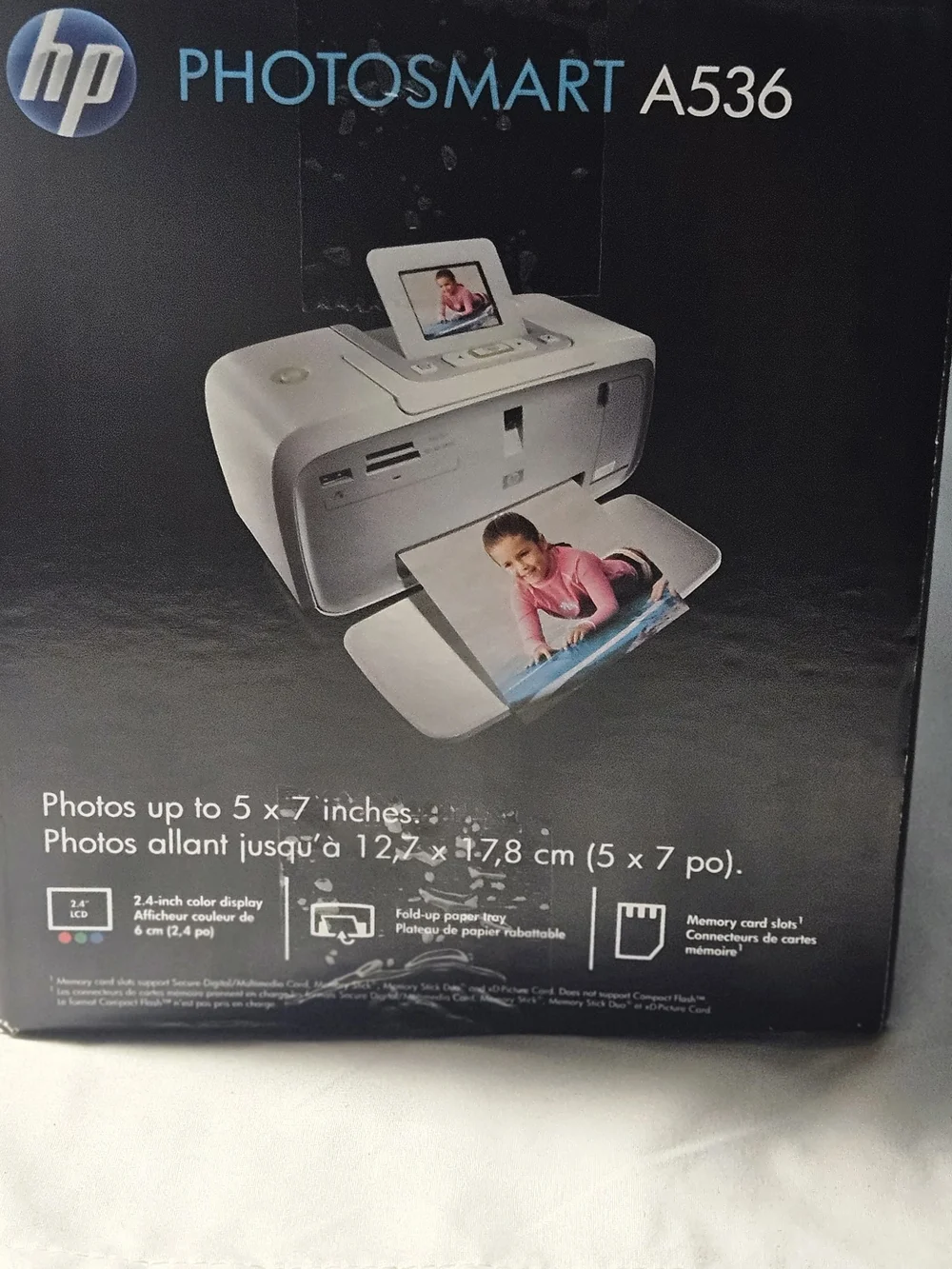 HP Compact Photo Printer in White